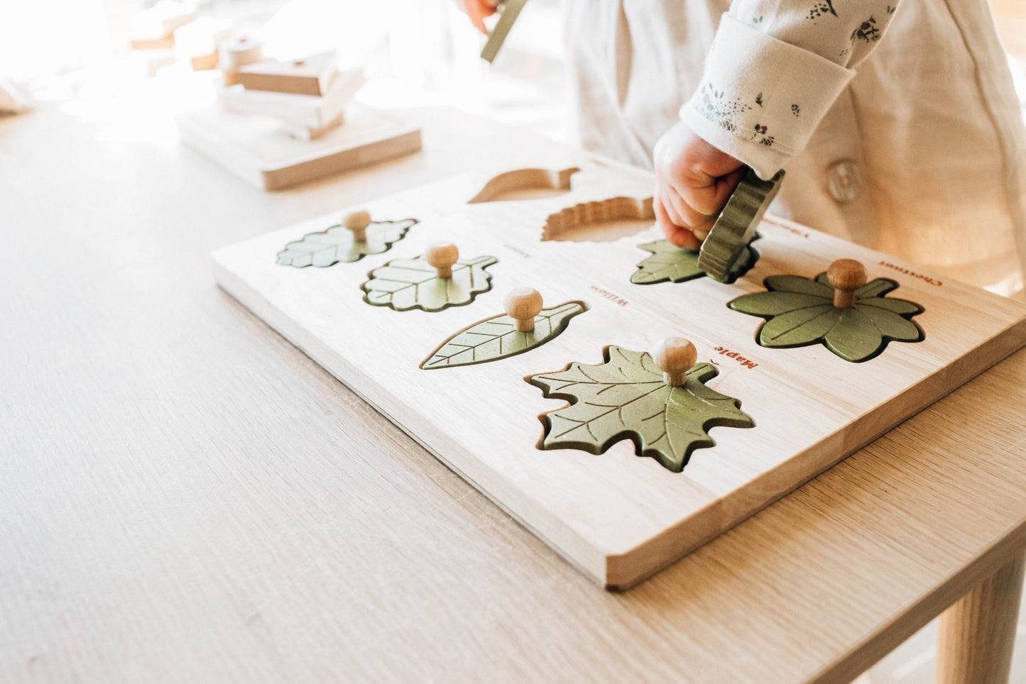 Leaf Puzzle – Nature in Their Hands