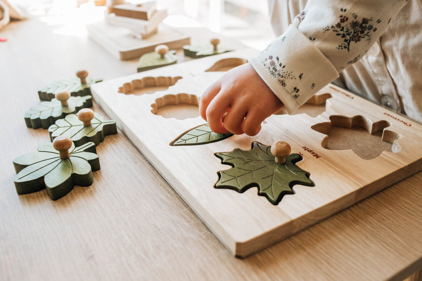 Leaf Puzzle – Nature in Their Hands
