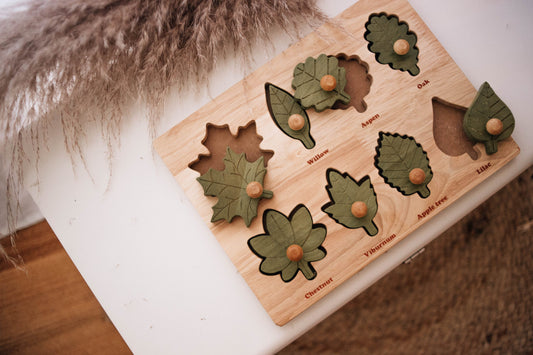 Leaf Puzzle – Nature in Their Hands
